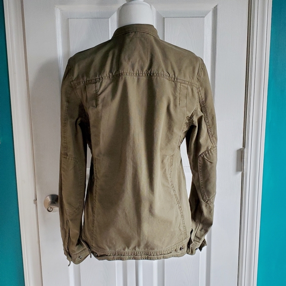 Fossil Army Green Utility Jacket Small EUC - Picture 6 of 13